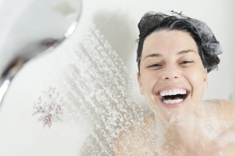 Shower Woman Stock Image Image Of Lady Closeup Healthy 51189021