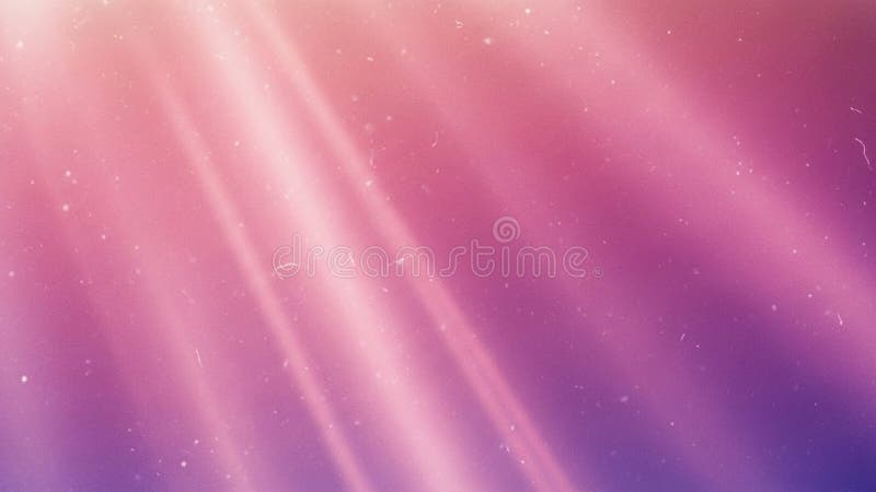 Soft Pink and Purple Gradient Background with Diagonal Light Rays and Floating Dust Particles vector illustration