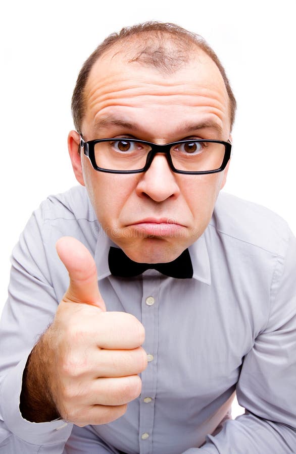 Showing thumb up stock images