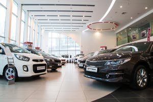 Showroom And Car KIA Of Dealership KIA Zentr Kirov In Kirov City Showroom And Car KIA Of Dealership KIA Zentr Kirov In Kirov City