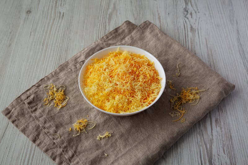 Shredded Mexican Cheese Mix in a White Bowl, Side View Stock Photo Image of savory, heaps