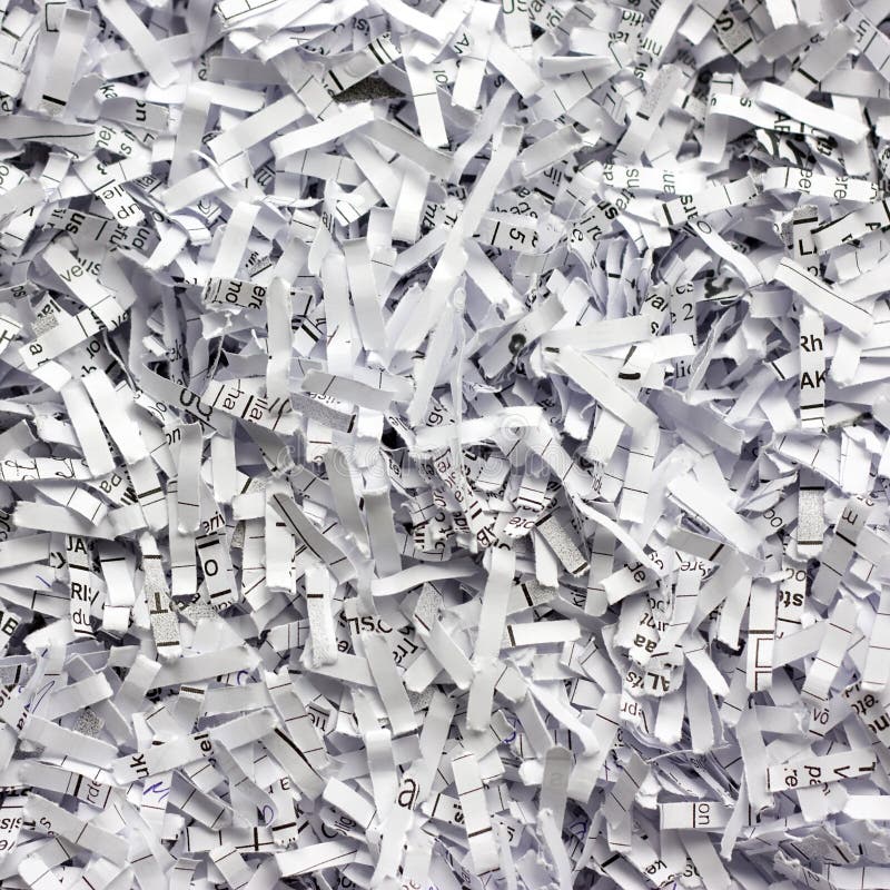 Shredded paper background