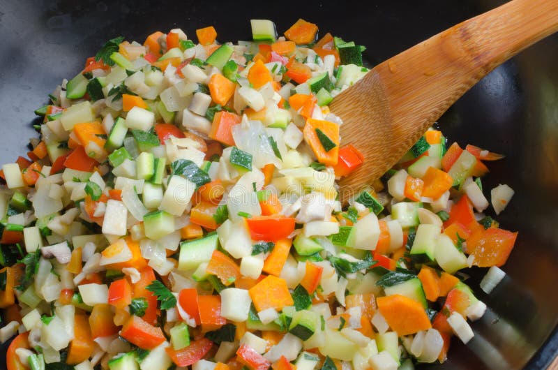 Shredded vegetables stock image. Image of close, closeup 43715173