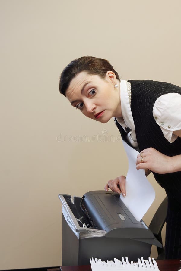 Shredding Documents Picture. Image 5107463