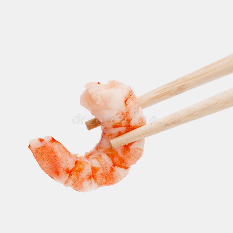 Shrimp on a chopsticks