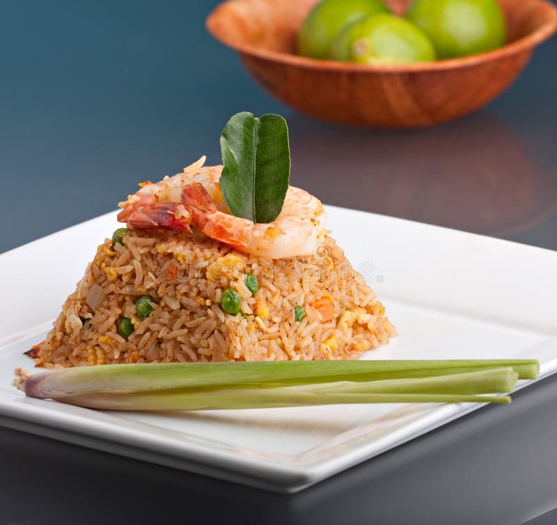 Shrimp Fried Rice Pyramid