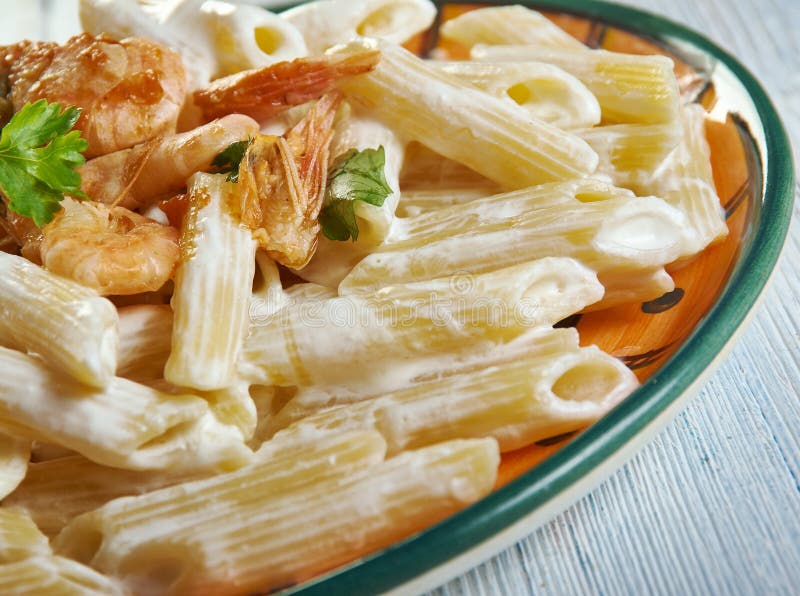 Shrimp Pasta Parmesan Stock Photos Download 3 326 Royalty Free Photos