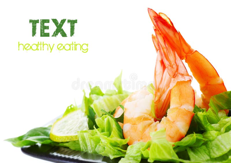 Shrimp salad royalty free stock image Shrimp salad royalty free stock image