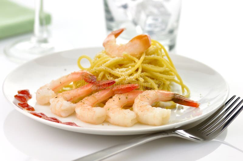 Shrimps plate