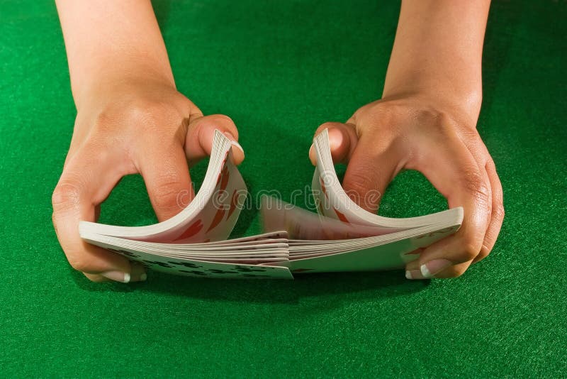 Shuffle Cards stock photo. Image of luck, table, casino 10074694