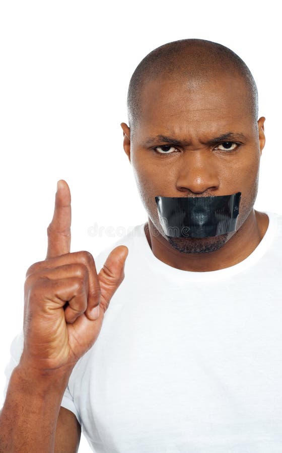 Shut Your Mouth stock photo. Image of lips, mouth, fins 899274