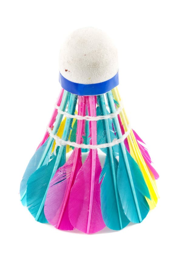 Shuttlecock stock image. Image of colourful, colour, gear 6808629