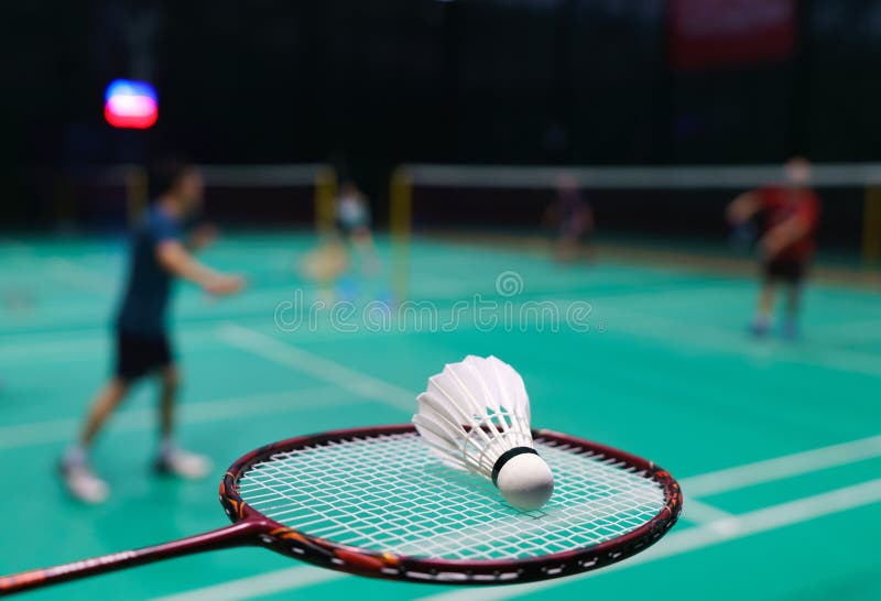 Badminton court stock image. Image of shuttlecock, badminton 34190709