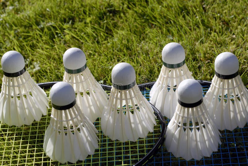 Shuttlecocks outdoors stock photo. Image of sport, shuttlecock 11200120