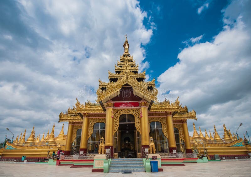 Shwemawdaw Paya Pagoda is a stupa located in Bago, Myanmar