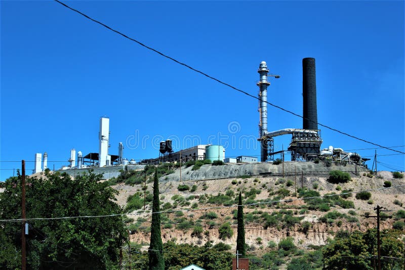 Sialiamijn, het Nationale Bos van Tonto, bol-Miami District, Gila County, Arizona, Verenigde Staten stock afbeelding Sialiamijn, het Nationale Bos van Tonto, bol-Miami District, Gila County, Arizona, Verenigde Staten stock afbeelding