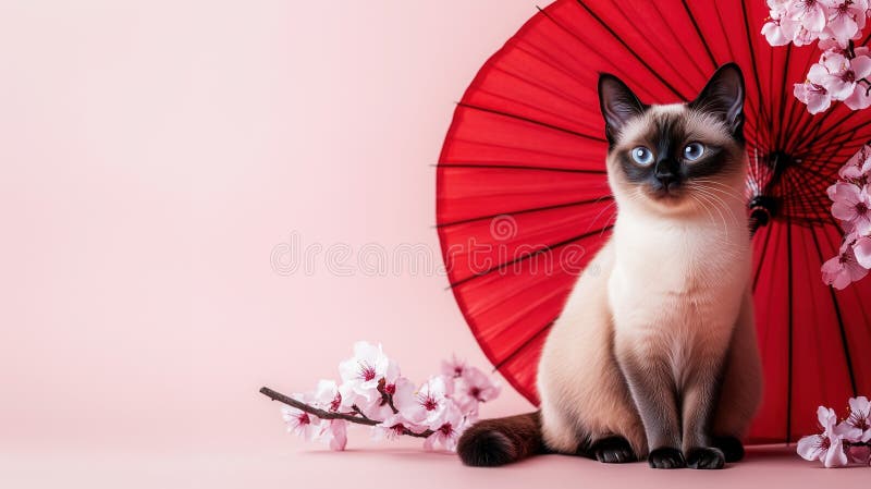 Siamese Cat Umbrella Siamese Cat Umbrella