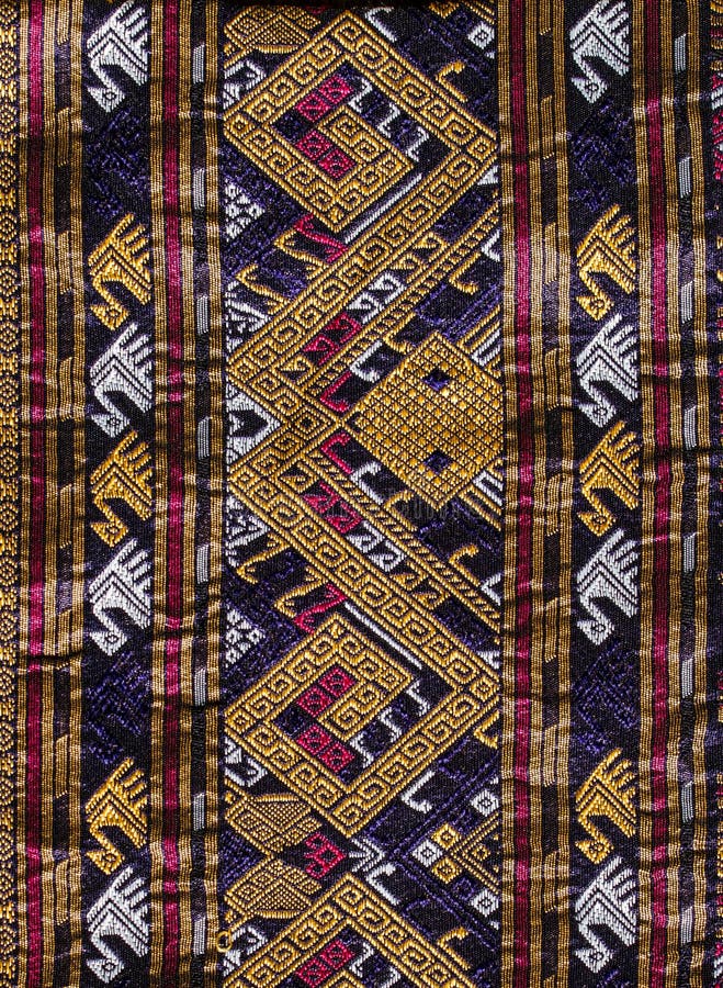 Siamesisches Silk Muster lizenzfreie stockbilder Siamesisches Silk Muster lizenzfreie stockbilder