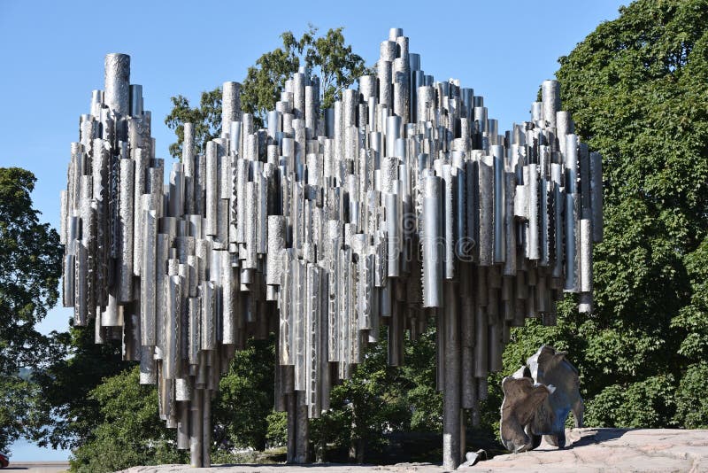 Sibelius monument in Helsinki, Finland