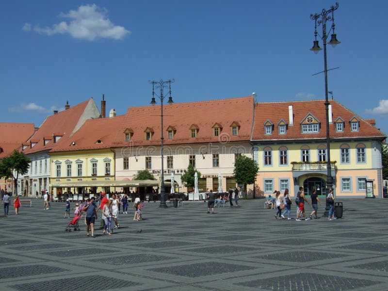 Sibiu, Hermannstadt In Transylvania Canvas Print