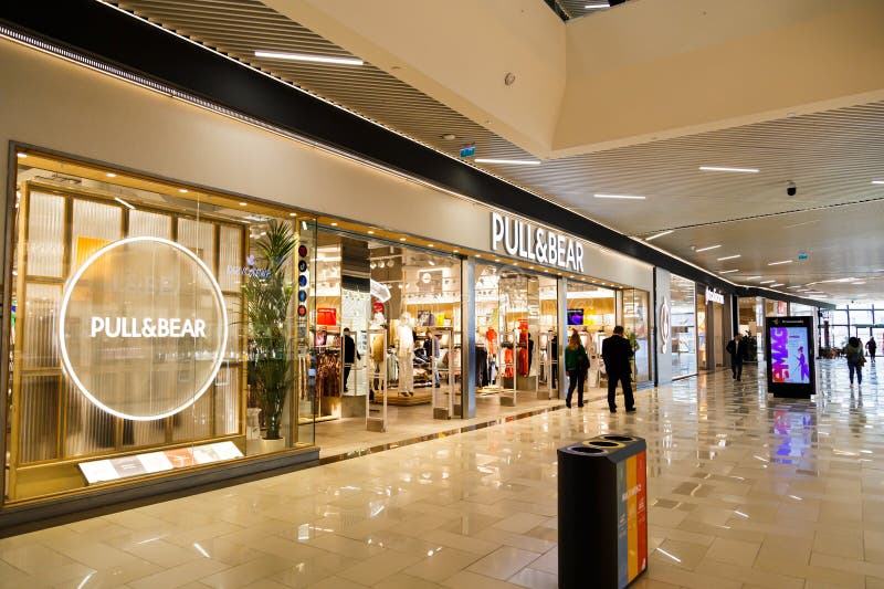 Sibiu, Romania - May, 2 2022: PullBear Fashion Store Front in Promenada ...