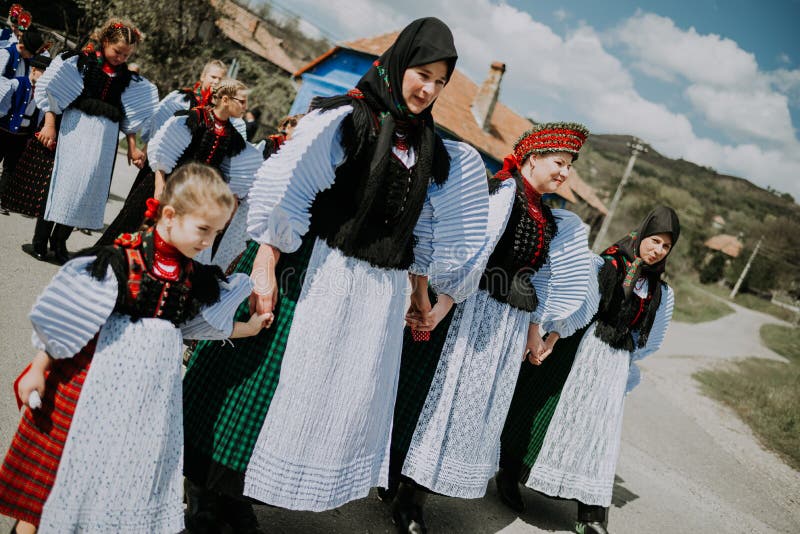 Sic Transilvania Romania 09.08.2018 traditional wedding day in the village