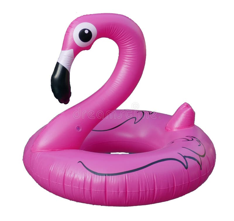 Sich hin- und herbewegendes Wasserspielzeug des rosa Schwans lizenzfreies stockfoto Sich hin- und herbewegendes Wasserspielzeug des rosa Schwans lizenzfreies stockfoto