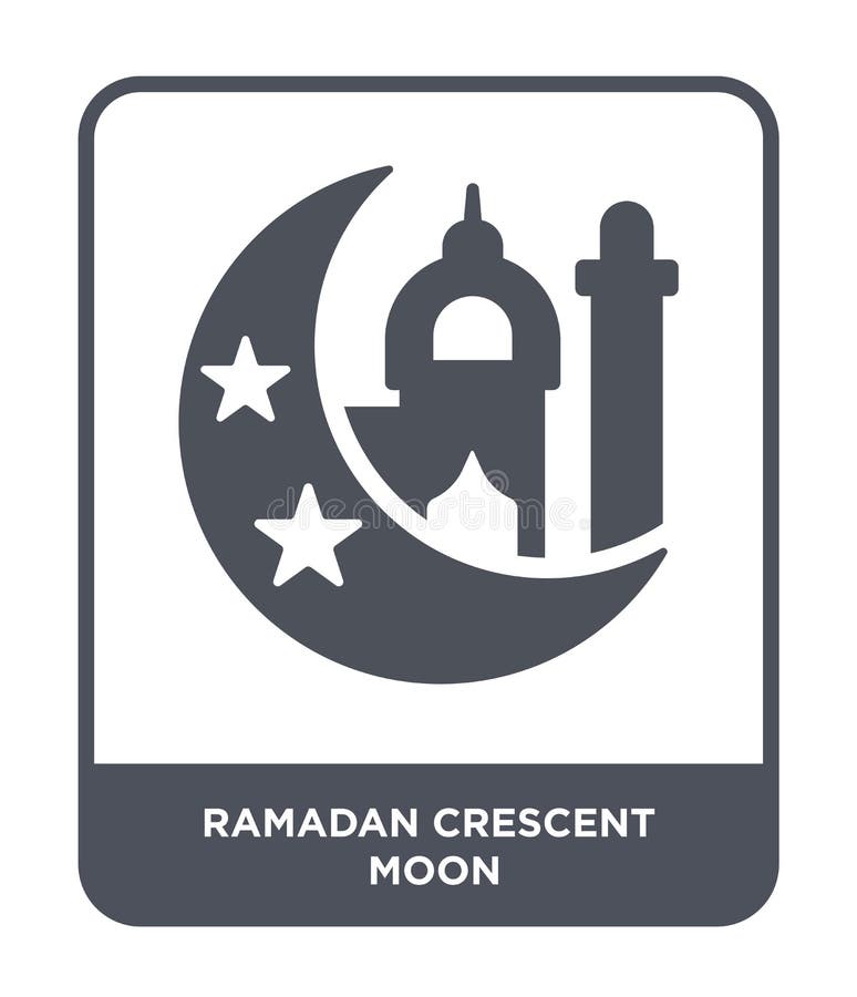 sichelförmige Mondikone Ramadans in der modischen Entwurfsart sichelförmige Mondikone Ramadans lokalisiert auf weißem Hintergrund stock abbildung sichelförmige Mondikone Ramadans in der modischen Entwurfsart sichelförmige Mondikone Ramadans lokalisiert auf weißem Hintergrund stock abbildung