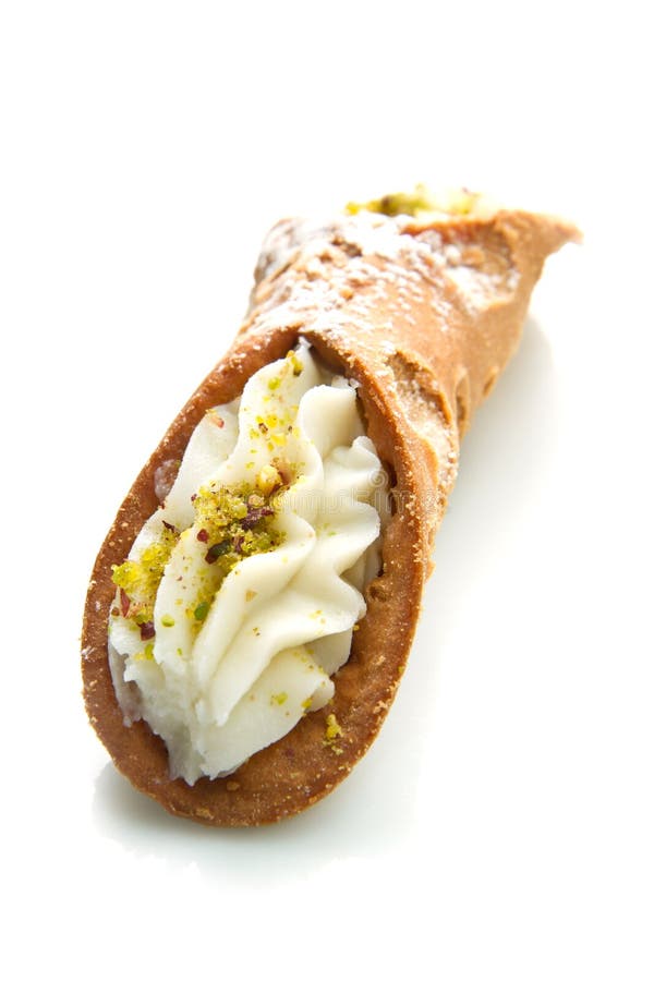 Sicilian Cannoli with Candied Fruit Stock Photo Image of traditional