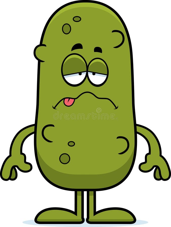 Sick Cartoon Pickle