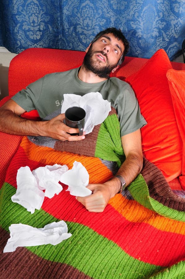 So Sick His Eyes are Rolling Back into His Head Stock Image Image of