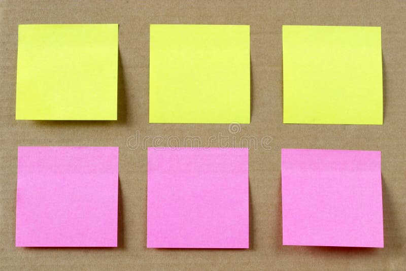 Sicker notes royalty free stock photo
