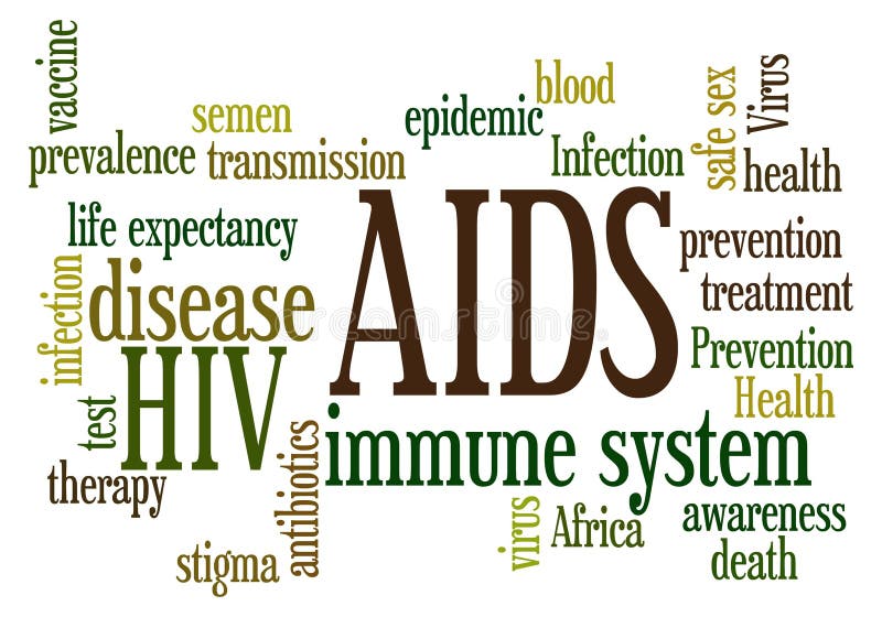 SIDA ilustração stock