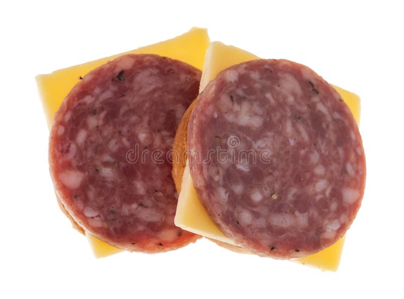 Cheddar salami cheese stock image. Image of rectangular 31070359
