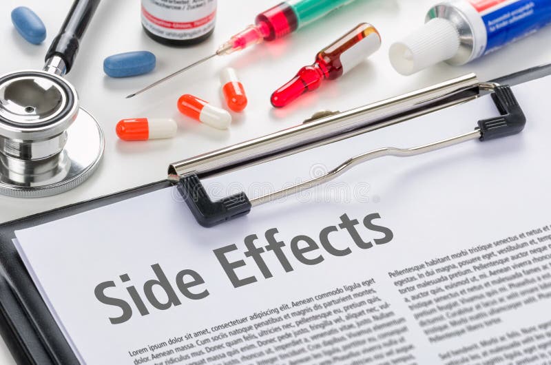 Side Effects written on a clipboard