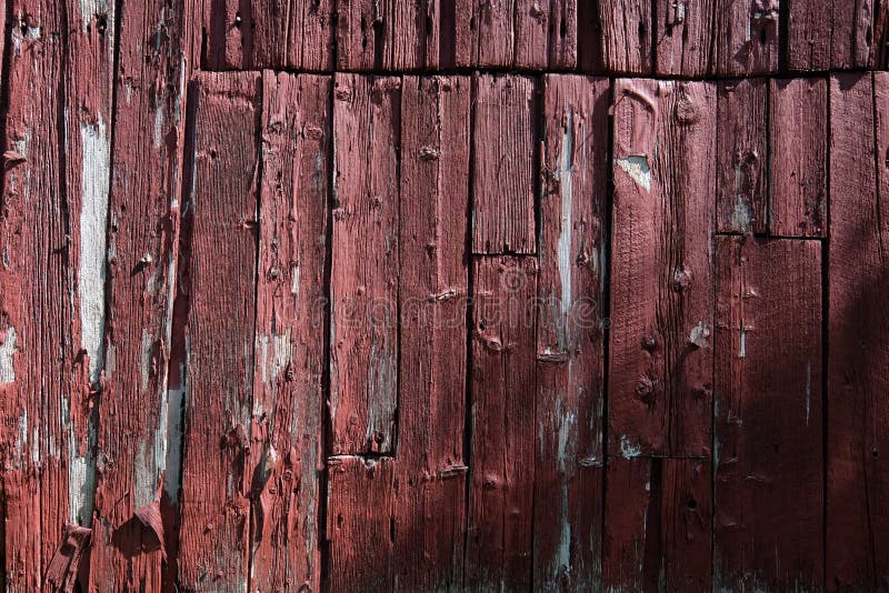 Side of Red Barn with Weathered Wood Stock Photo Image of weathered