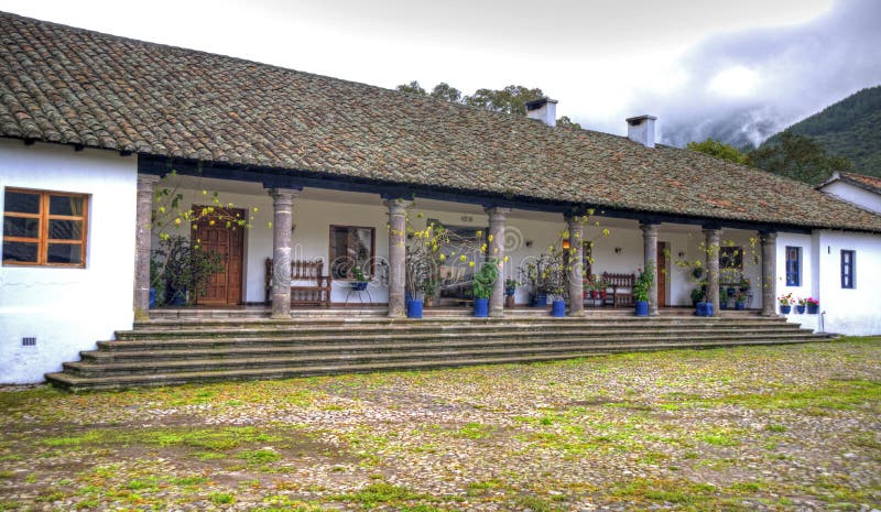 Side section of an old hacienda