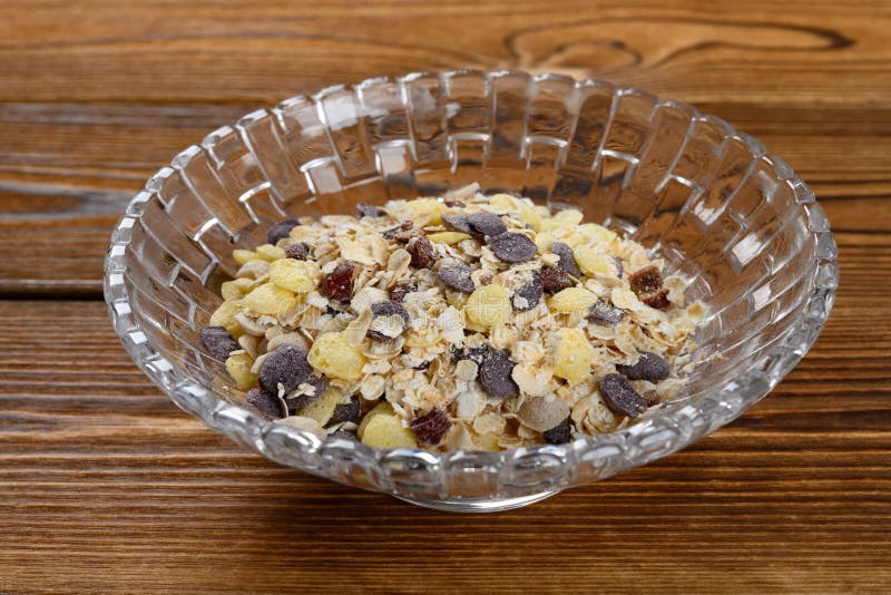 Bowl of Uncooked Mixed Cereal and Grain Stock Photo Image of