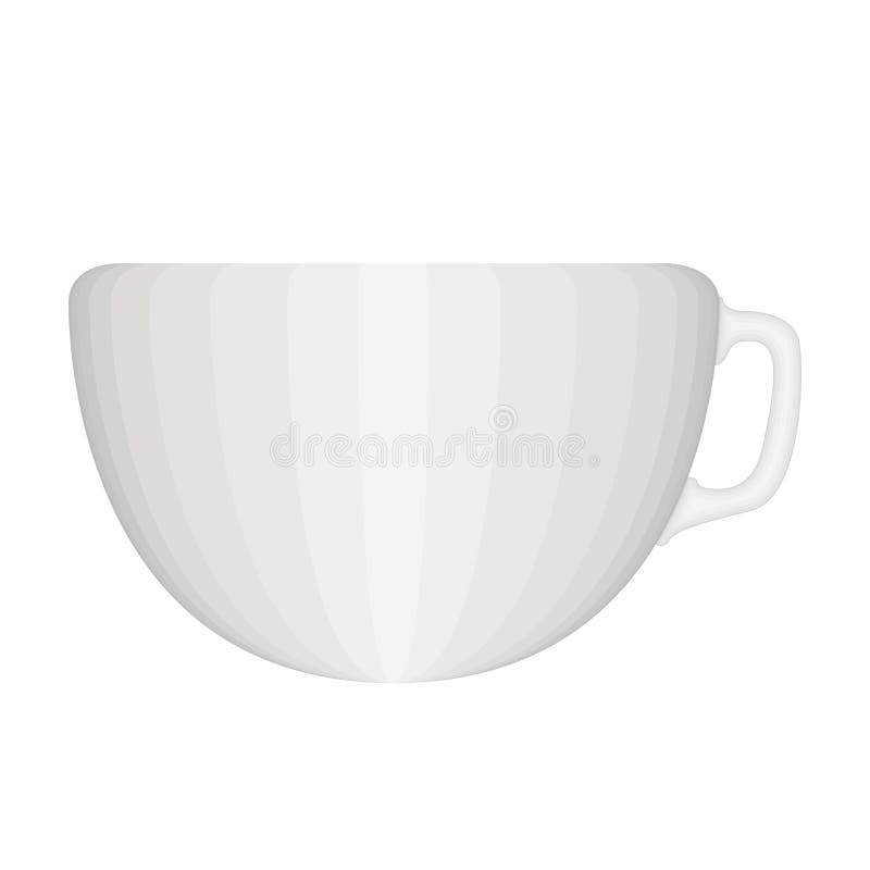 Isolated Coffee Cup Side View Stock Photo 1010564035