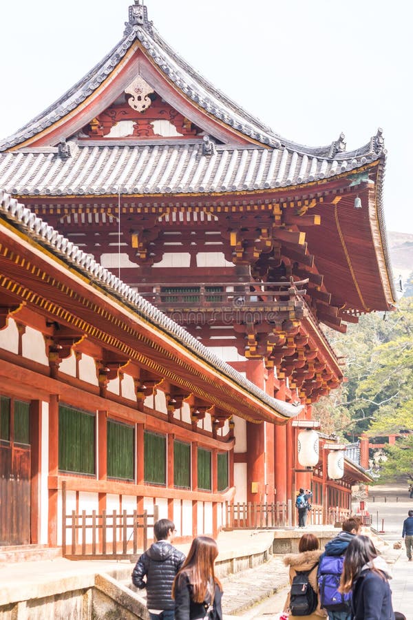 Side view of the Last gate to Todai ji Temple