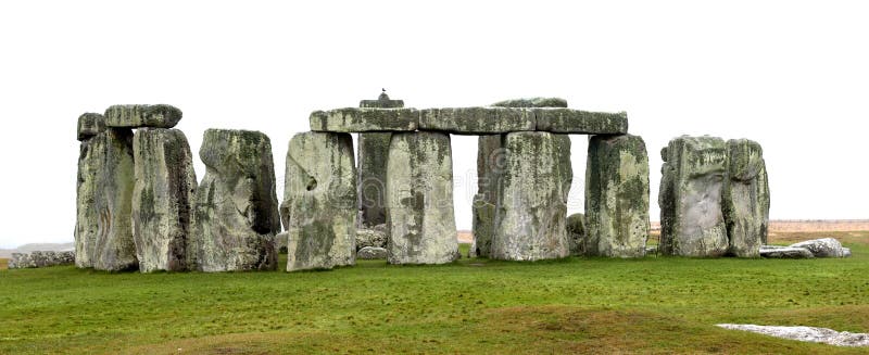 Side view panorama of Stonehenge. Ancient pagan celtic images stock images, royalty-free photos and pictures