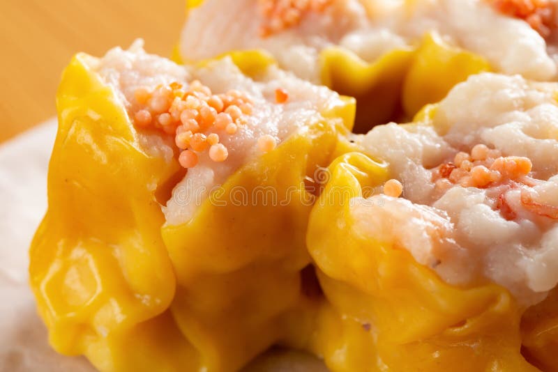 Steamed Pork Dumplings Close Up Stock Image Image of close, bitesized