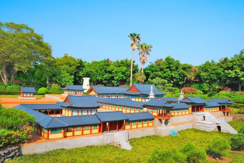 Side view of temple architecture