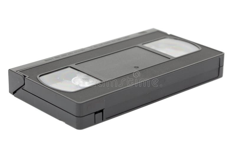 Side view of vhs video tape