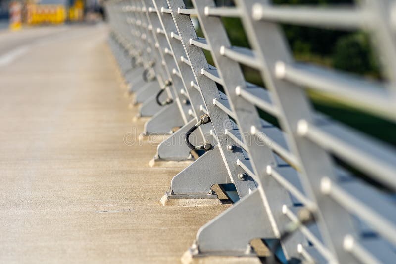 Sidewalk and Railing of Waldschloesschen Bridge in Dresden Stock Photo ...