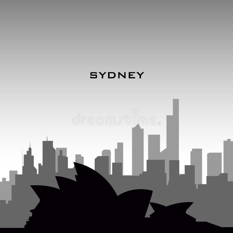 Sidney cityscape vector illustration Sidney cityscape vector illustration