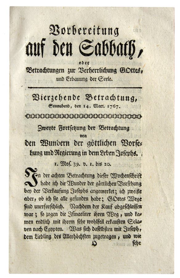 Sidor av den tyska antika tidningen royaltyfria foton Sidor av den tyska antika tidningen royaltyfria foton