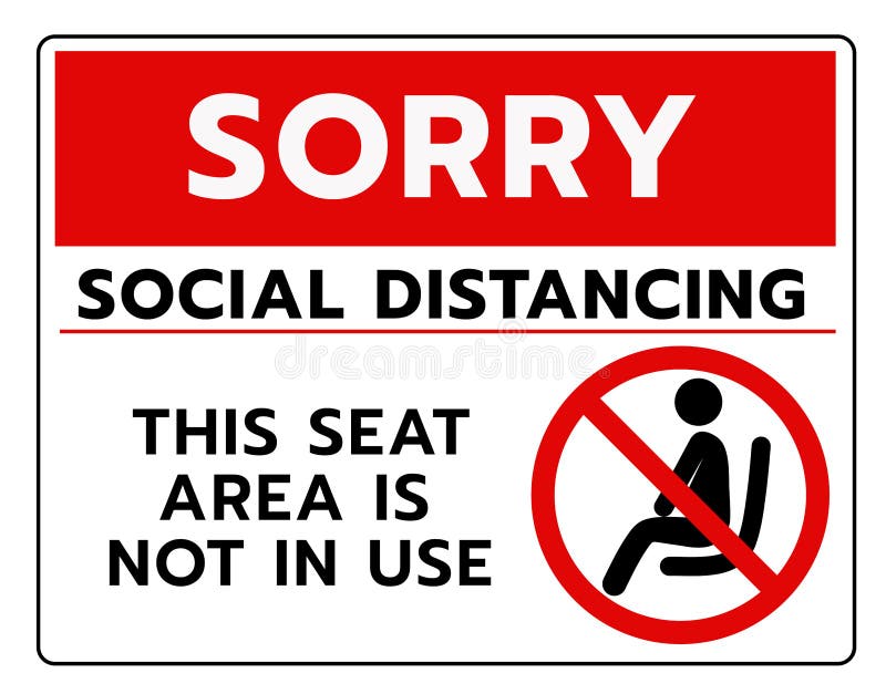 Sie sitzen nicht Warnsignale des signdo nicht Sitzbereichs. verbieten oder verbotene Sitzplätze auf Symbole. Halten Sie das Sozial