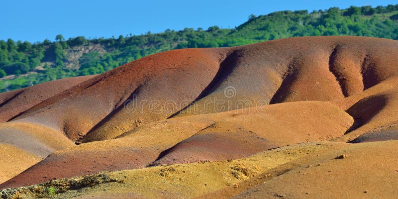 Sieben farbiges Land mauritius lizenzfreies stockbild Sieben farbiges Land mauritius lizenzfreies stockbild