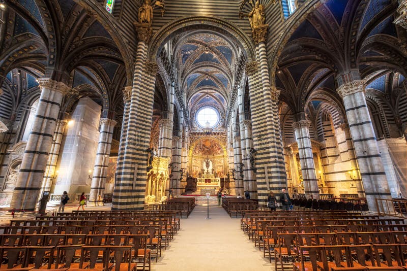 Interior of Siena Cathedral